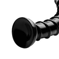 Hosed - análny dildo - špirálový tvar - čierny 18 cm