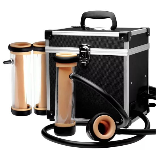 The Super Milker - automatický deluxe masturbátor (čierny)