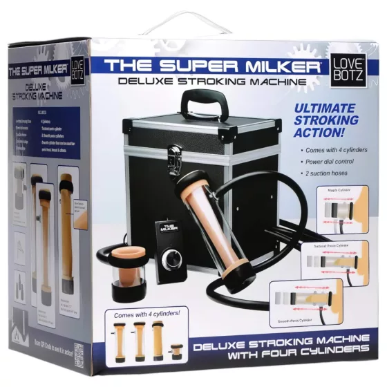 The Super Milker - automatický deluxe masturbátor (čierny)