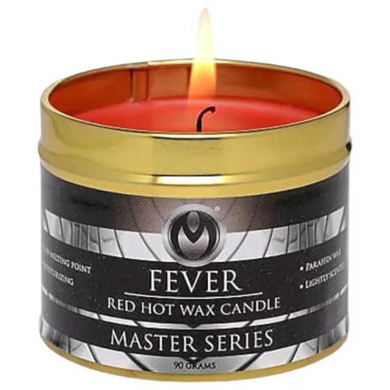 XR Brands - Fever - parafínová telová sviečka (červená, 120 g)