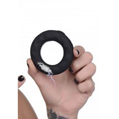Zeus - Rádio E-Stim Penis Ring (čierny)