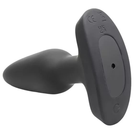 Booty Sparks Laser - análny vibrátor na diaľkové ovládanie - čierny, nabíjateľný