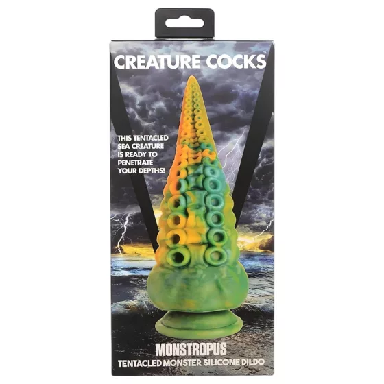 Creature Cocks Monstropus - realistické dildo - 22 cm - žltá