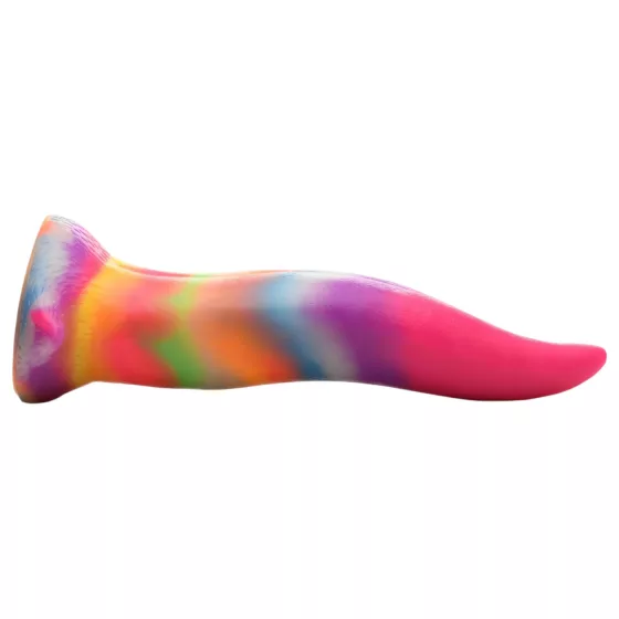 Creature Cocks - dildo s jazykom - svietiaci silikón - 21 cm