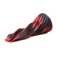   Creature Cocks Hell Kiss - stočené silikónové dildo - 19 cm (červené)