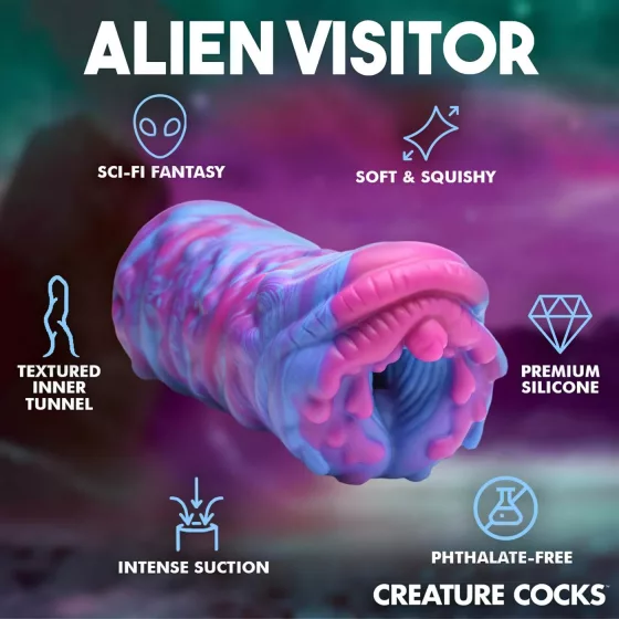 Creature Cocks Cyclone - masturbátor v tvare mimozemšťana - silikón