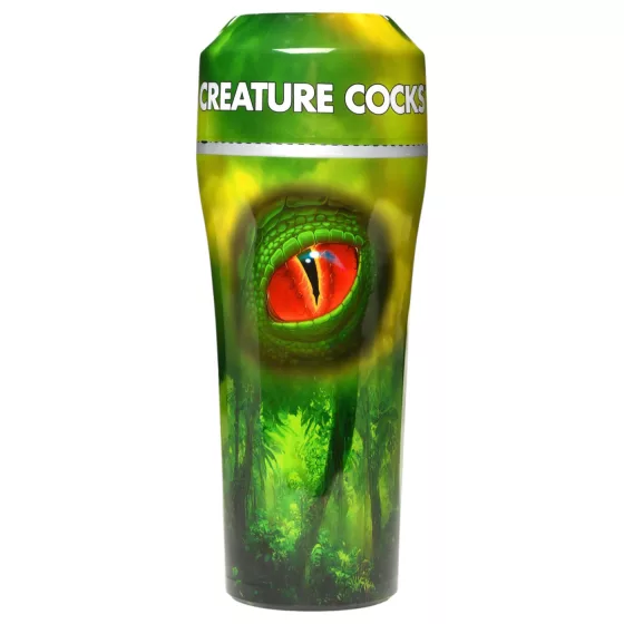 Creature Cocks Raptor - plazí fajočka v púzdre (čierno-zelené)