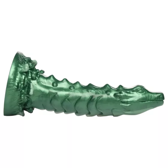 Creature Cocks Cockness Monster - realistický dildo - silikón - zelený