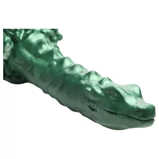Creature Cocks Cockness Monster - realistický dildo - silikón - zelený