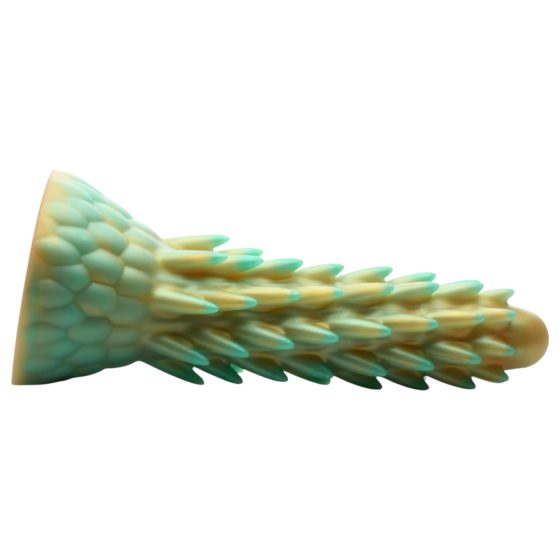Stegosaurus Tvor – silikónové dildo - 20cm (zelené)
