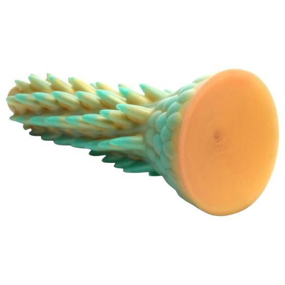 Stegosaurus Tvor – silikónové dildo - 20cm (zelené)