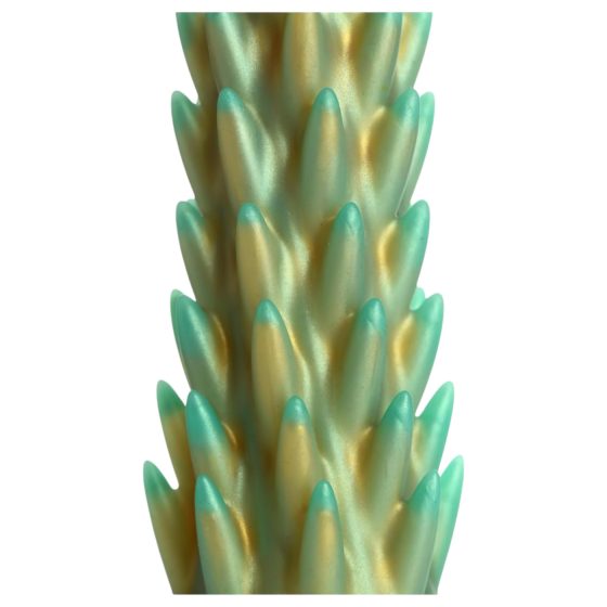 Stegosaurus Tvor – silikónové dildo - 20cm (zelené)