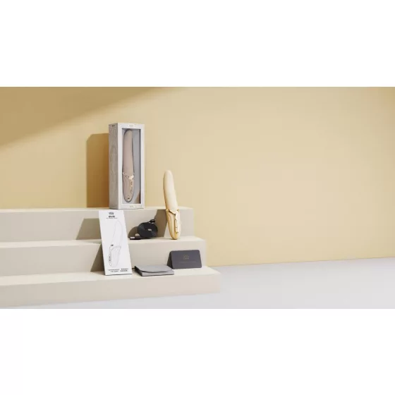 Zalo Eve - vibrátor s ohrevom a rotáciou - dobíjací - biely