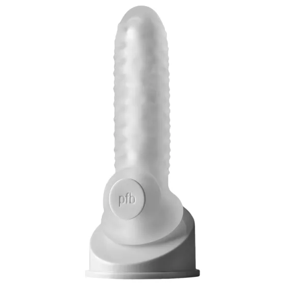 Fat Boy Checker Box - návlek na penis - 15 cm - biely