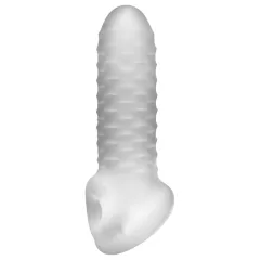   Perfect Fit - Fat Boy Checker Box - návlek na penis (15 cm, biely)