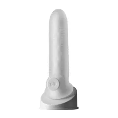   Perfect Fit - Fat Boy Micro Ribbed - nadstavec na penis (17 cm, biely)