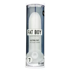   Perfect Fit - Fat Boy Original Ultra Fat - návlek na penis (19 cm, biely)