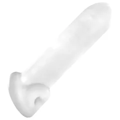   Perfect Fit - Fat Boy Original Ultra Fat - návlek na penis (19 cm, biely)