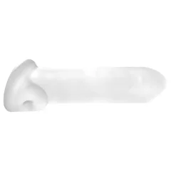   Perfect Fit - Fat Boy Original Ultra Fat - návlek na penis (19 cm, biely)