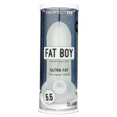   Perfect Fit - Fat Boy Original Ultra Fat - návlek na penis (15 cm, biely)
