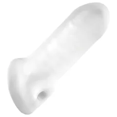   Perfect Fit - Fat Boy Original Ultra Fat - návlek na penis (15 cm, biely)