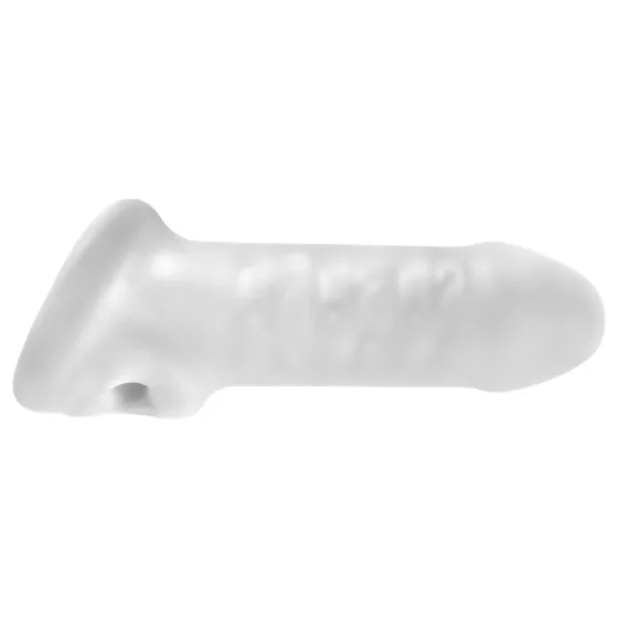Perfect Fit - Fat Boy Thin - návlek na penis (15 cm, biely)