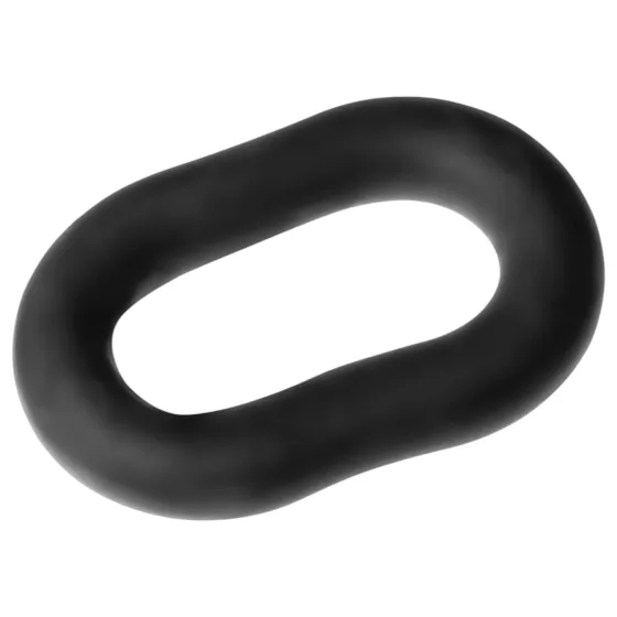 Perfect Fit - silikónový erekčný krúžok - extra hrubý - čierny 15 cm