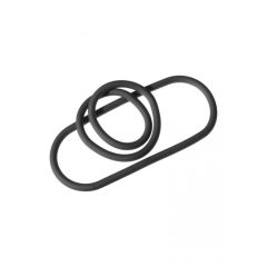   Perfect Fit Slim Wrap 9 - tenký krúžok na penis - čierny (22 cm)