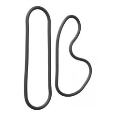   Perfect Fit Slim Wrap 15 - štíhly krúžok na penis - čierny (38 cm)