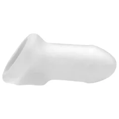 Perfect Fit - Fat Boy Thin - návlek na penis (10 cm, biely)