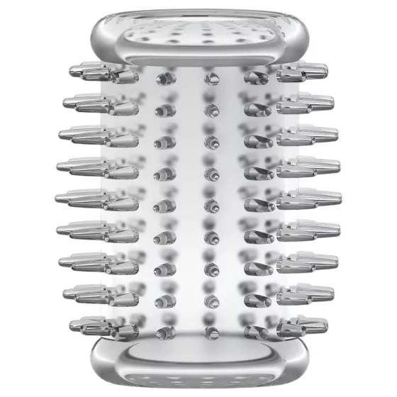 Stay Hard - erekčný návlek na penis s tŕňmi - priehľadný