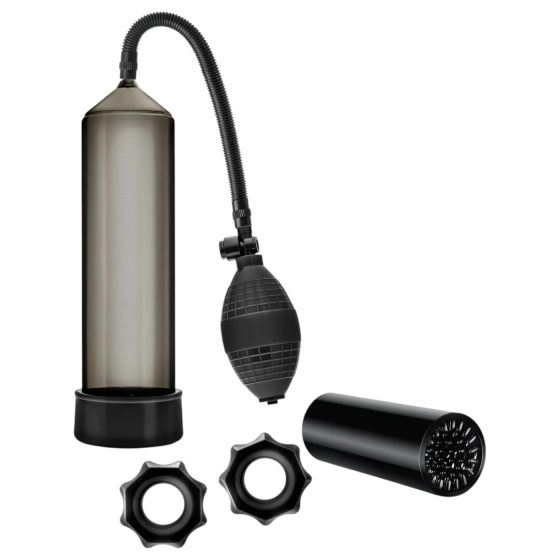 Quickie Kit - pumpa na penis - zväčšenie hrúbky - sada 4 ks