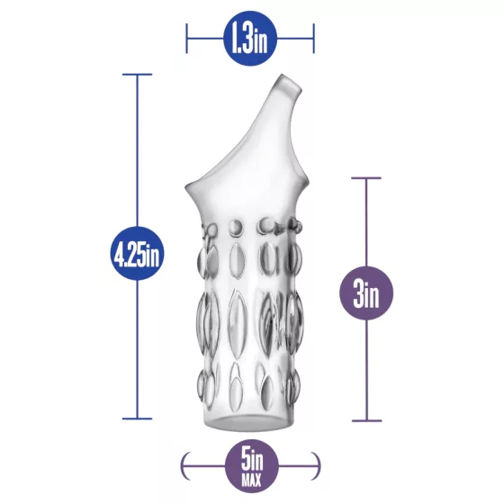 Performance - erekčný krúžok na penis - priehľadný