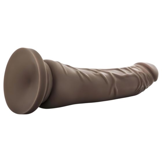 Dr. Skin 8,5 - realistický dildo s prísavkou - hnedý (20,5 cm)