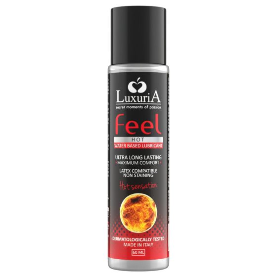 LuxuriA Feel Hot - lubrikant s hrejivým efektom - 60 ml