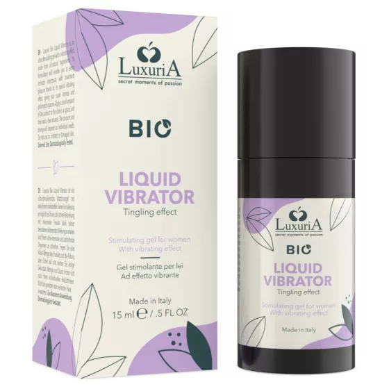 Intimateline Luxuria BIO - tekutý vibračný gél pre ženy (15 ml)