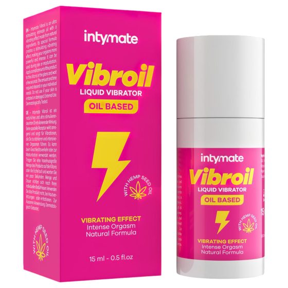 Intymate - vibračný olej na báze oleja - tekutý vibrátor - 15 ml