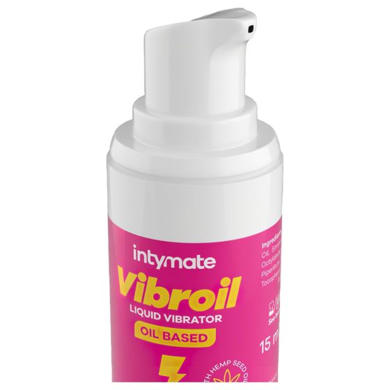 Intymate - vibračný olej na báze oleja - tekutý vibrátor - 15 ml