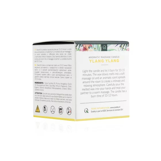 Exotiq - masážna sviečka s vôňou ylang ylang - 60g