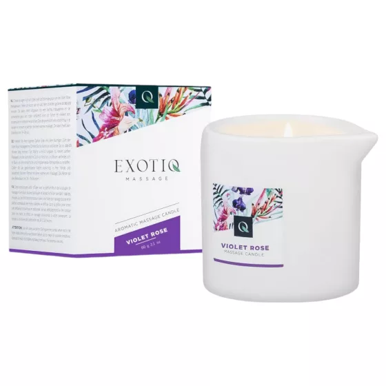 Exotiq Violet Rose - masážna sviečka (60 g)
