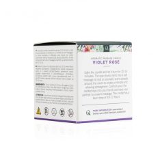 Exotiq Violet Rose - masážna sviečka (60g) 