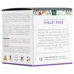 Exotiq Violet Rose - masážna sviečka (60 g)