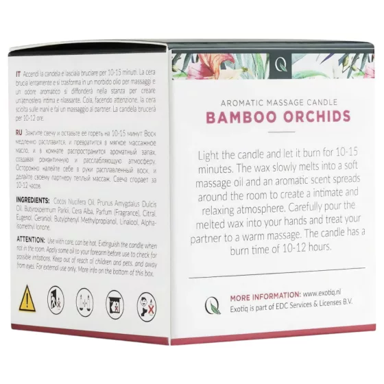 / Exotiq Bamboo Orchids - masážna sviečka (60 g)
