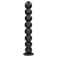   Au! Balls of Lust - obrovský análny korálkový reťazec (čierny) - 55 cm