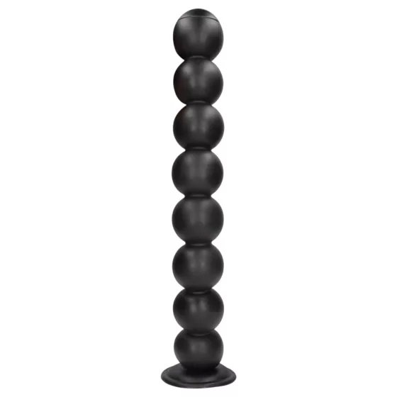 Au! Balls of Lust - obrovský análny korálkový reťazec (čierny) - 55 cm