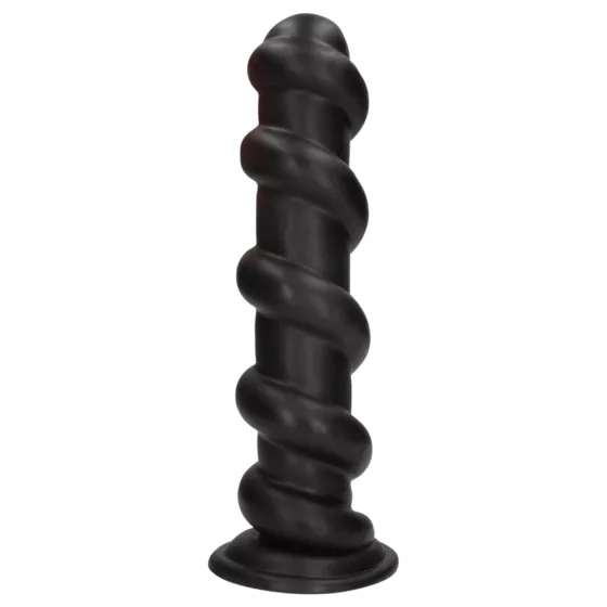 Ouch! Hole Driller - obrovský análny kolík (čierny) - 31,5 cm