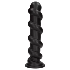   Ouch! Hole Driller - obrovský análny kolík (čierny) - 31,5 cm