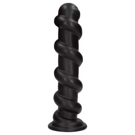 Ouch! Hole Driller - obrovský análny kolík (čierny) - 31,5 cm