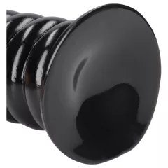   Au! Spiral Force - skrutkovací análny kolík (čierny) - 23,5 cm