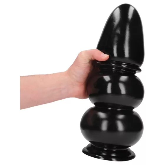 Au! Ultra Collosus - extra veľký análny kolík (čierny) - 33 cm